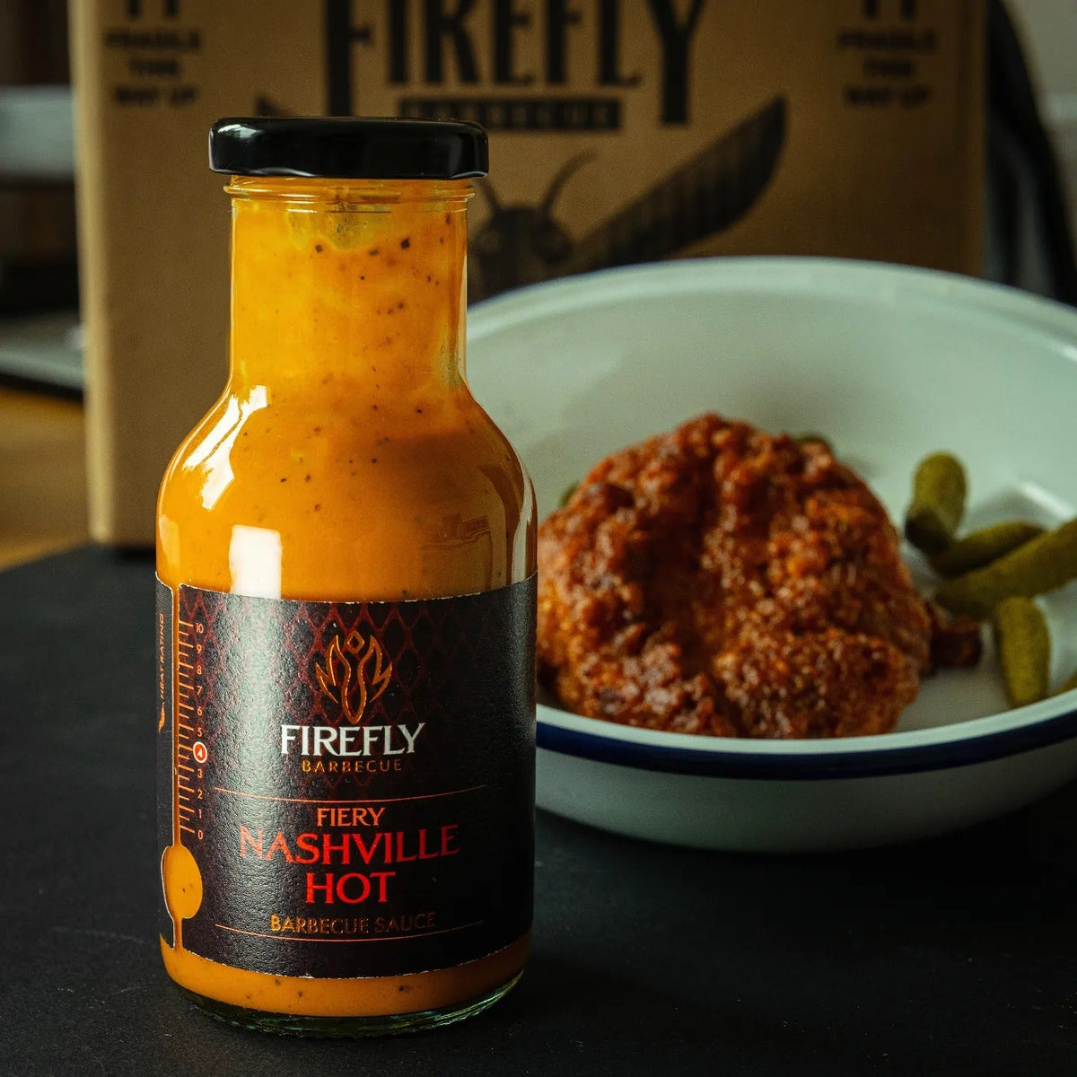 Nashville Hot BBQ Sauce bottle front view
